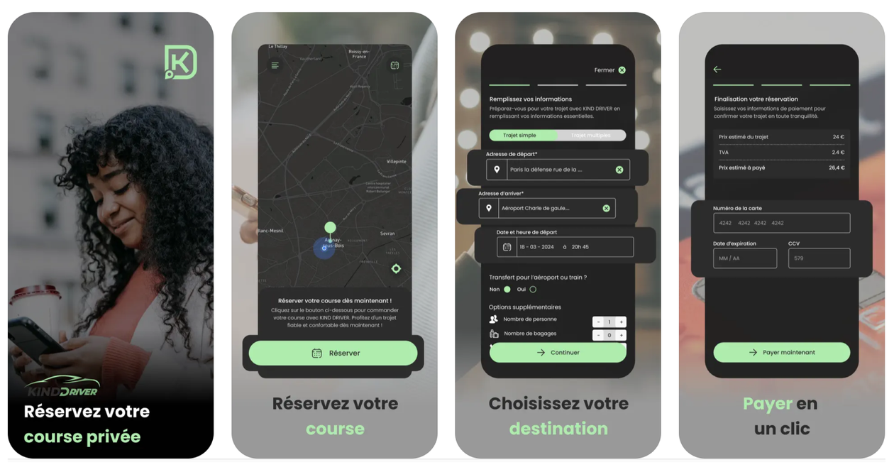 KindDriver – Application de Réservation de Courses Privées